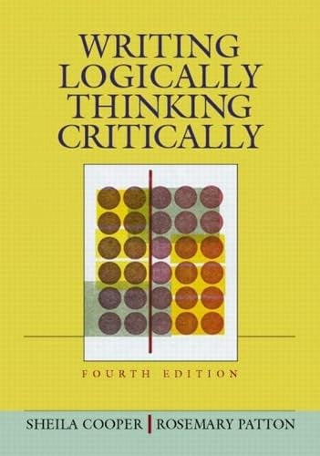 Writing Logically, Thinking Critically