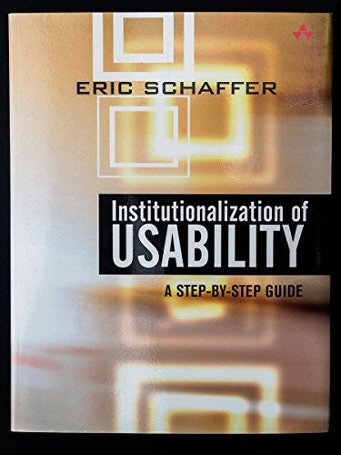 Institutionalization of Usability
