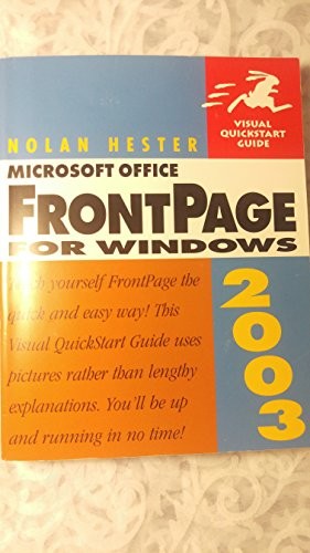 Microsoft Office FrontPage 2003 for Windows