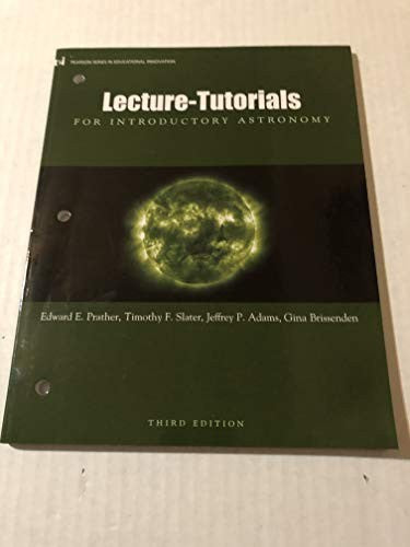 Lecture- Tutorials for Introductory Astronomy
