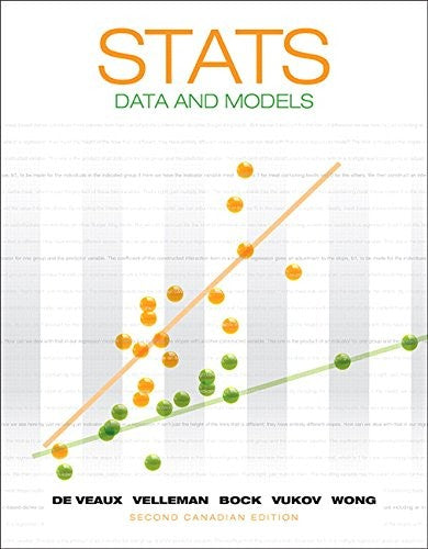 Stats Data and Models Second Canadian Edition nd Edition