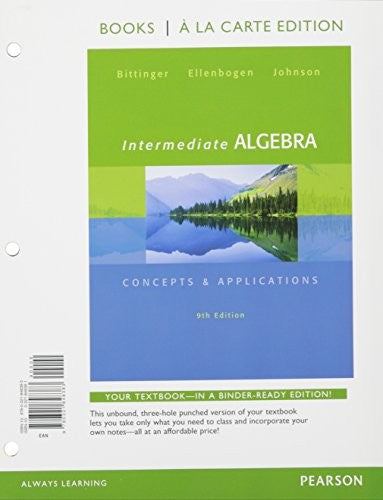Intermediate Algebra