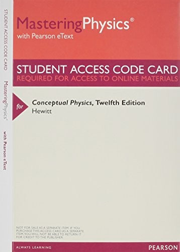 Conceptual Physics, Books a la Carte Plus Mastering Physics with Etext -- Access Card Package