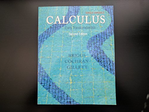 Single Variable Calculus