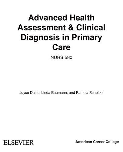 Advanced Health Assessment & Clinical Diagnosis in Primary Care