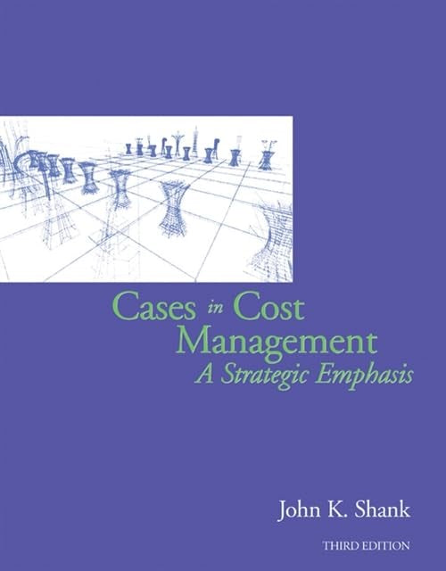 Cases in Cost Management