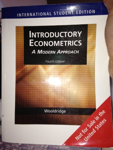 Introductory Econometrics