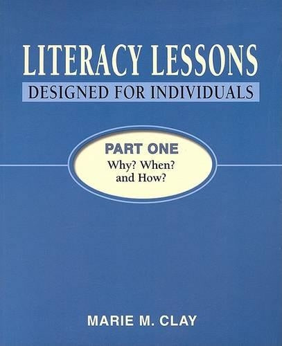 Literacy Lessons: Designed for Individuals, Part One
