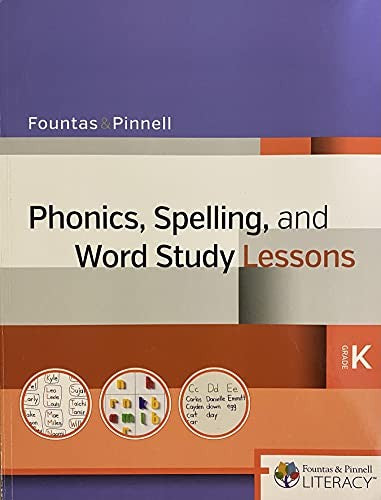 Fountas Pinnell Phonics Spelling and Word Study Lessons Kindergarten