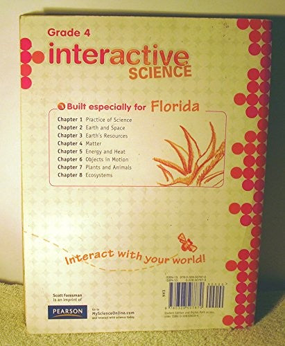 Pearson Florida Interactive Science Grade 4 Student Edition