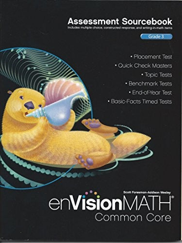 enVision Math Common Core Assessment Sourcebook Grade 3 (Envision Math Common Core)