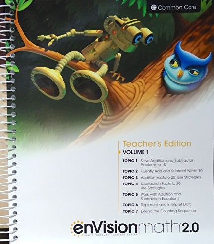 enVisionmath2.0 - 2016 Common Core Teacher Edition Volume 1 Grade 1