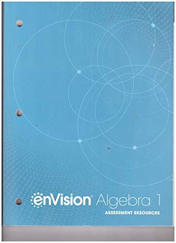 Envision Algebra 1 Assessment Resources