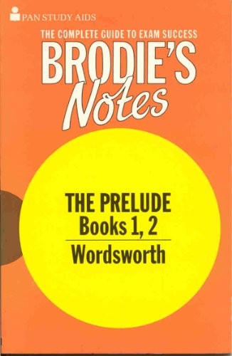Brodie's Notes on William Wordsworth's Prelude