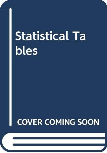 Statistical Tables