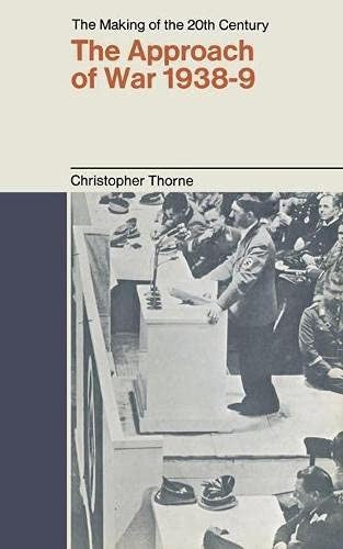Approach of War, 1938-39