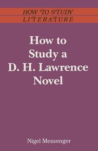 How to Study a D.H.Lawrence Novel