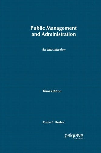 Public Management and Administration