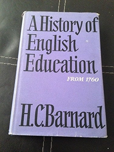 History of English Education from 1760