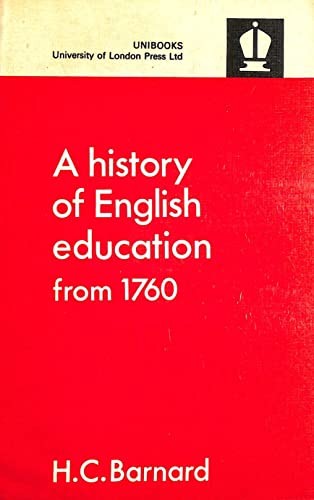 History of English Education from 1760