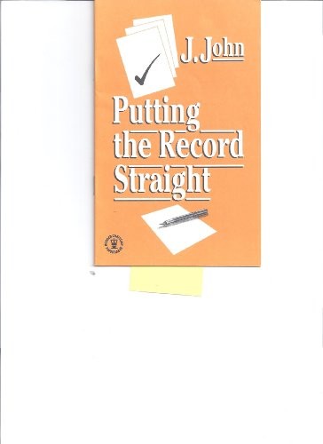 Putting the Record Straight
