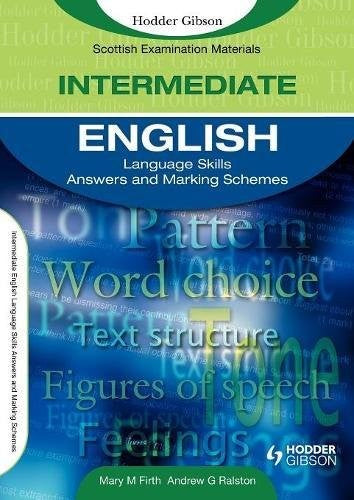 English Language Skills for Intermediate Level Answers and Marking Schemes