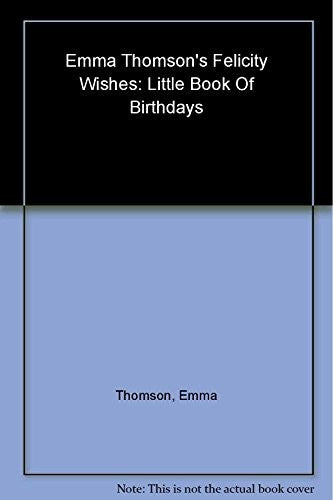 Little Book Of Birthdays