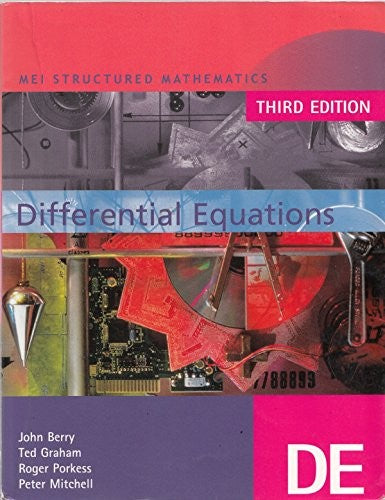 MEI Differential Equations Third Edition