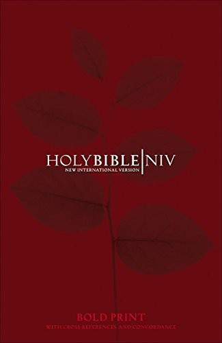 NIV Bold Print Hardback with Cross-References and Concordance