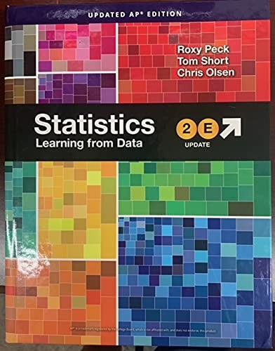 Statistics Learning from Data - Edition 2 - Updated AP Edition - Copyright 2022