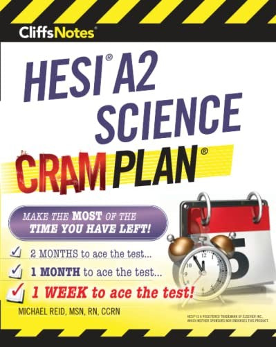 CliffsNotes HESI A2 Science Cram Plan