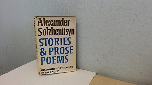 Stories and Prose Poems