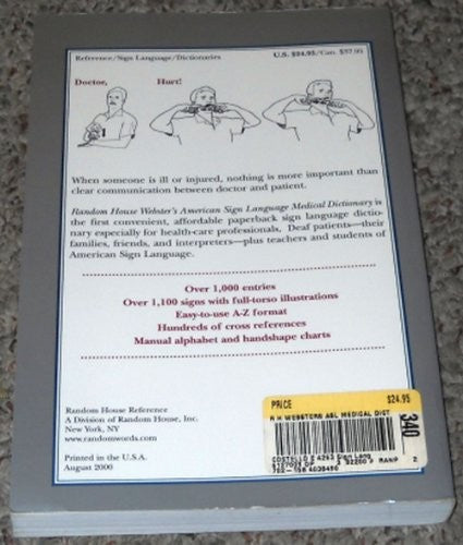 Random House Webster's American Sign Language Medical Dictionary
