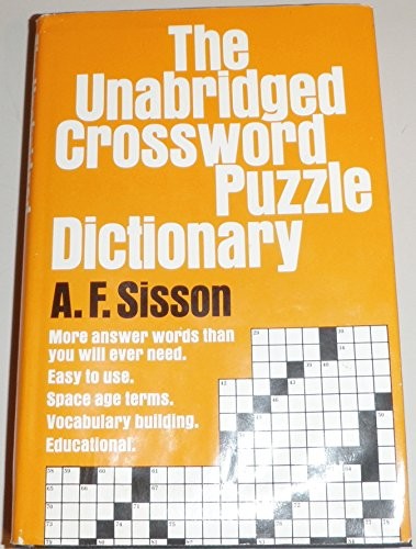 Unabridged Crossword Puzzle Dictionary