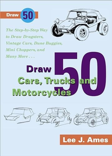 Draw 50 Cars, Trucks And Motocycles