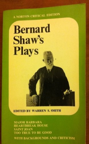 BERNARD SHAW PLAYS NCE 1E PA