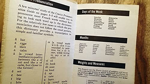 French Pocket Dictionary