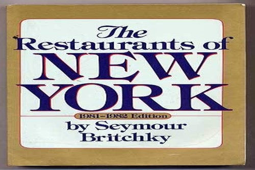 The Restaurants of New York, 1980-1981