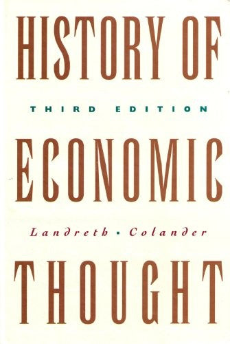 The History of Economic Thought