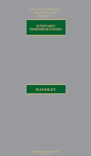 Spencer Bower, Turner & Handley: Actionable Misrepresentation