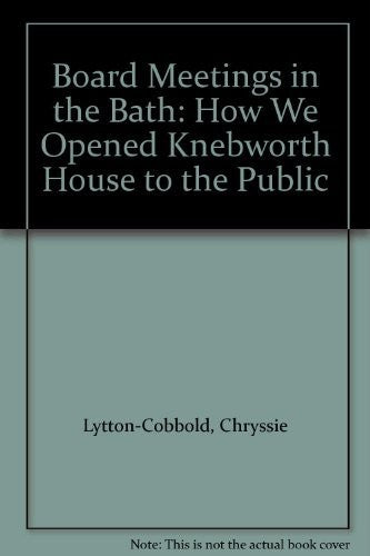 Board Meetings in the Bath