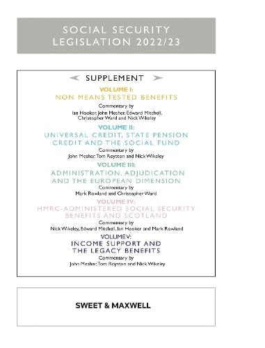 Social Security Legislation 2022/23