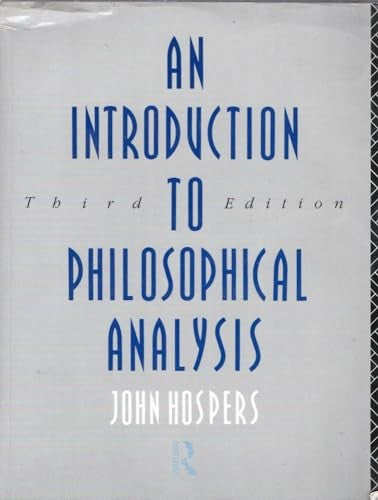 An Introduction to Philosophical Analysis