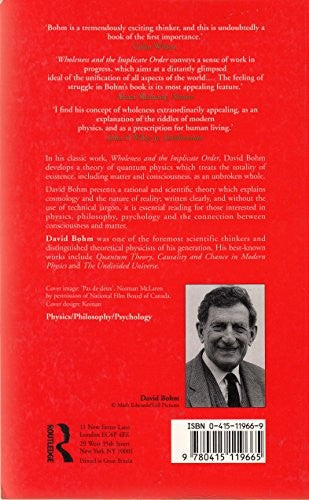 Wholeness and the Implicate Order