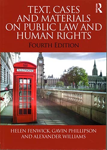 Text, Cases and Materials on Public Law and Human Rights