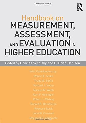 Handbook on Measurement, Assessment, and Evaluation in Higher Education