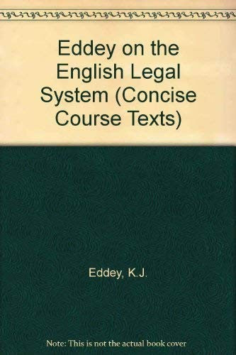 Eddey on the English Legal System