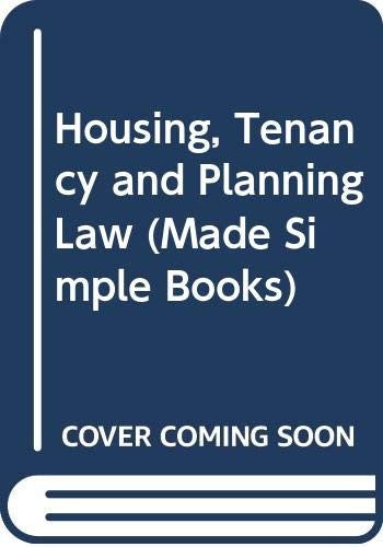 Housing, Tenancy and Planning Law