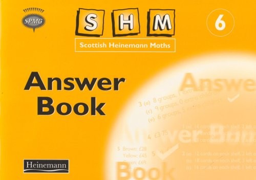 Scottish Heinemann Maths 6: Answer Book