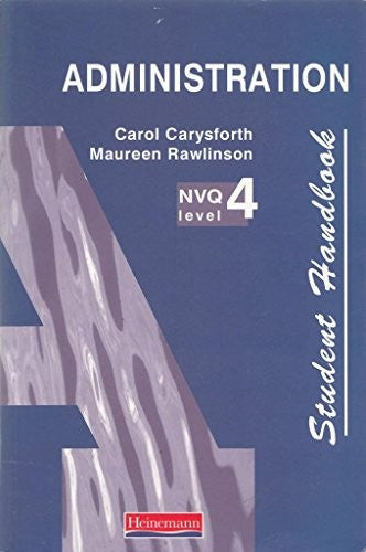 NVQ Administration Level 4 Student Handbook